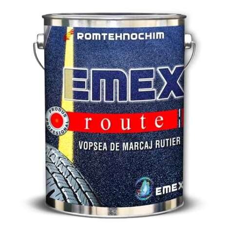 Vopsea Marcaj Rutier ?Emex Route? - Rosu - Bid. 5 Kg